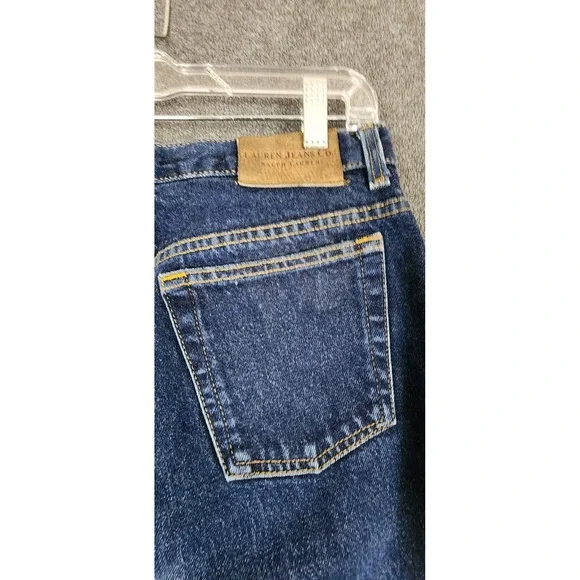 Lauren Jeans Co Ralph Lauren Dark Wash Denim Jeans Classic Fit Size 10‎ - Picture 6 of 11